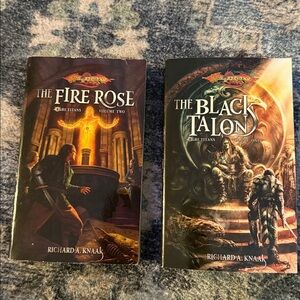The Fire Rose and The Black Talon Books by Richard Knaak. Paperback